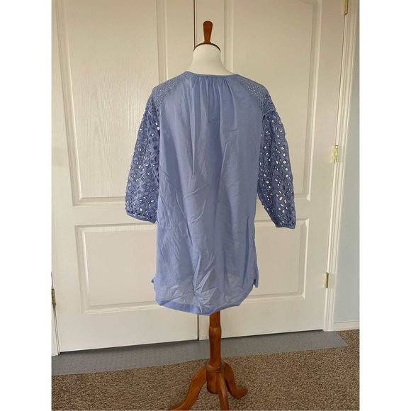 J Crew Cotton Eyelet Mini Dress - Picture 3 of 4